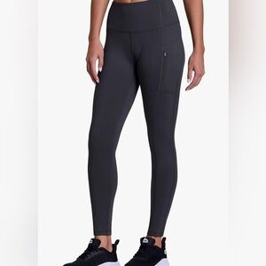 RBX Black Fleece Lined Performance Leggings